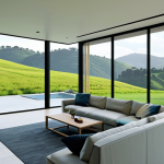 **

"A modern, sustainable home design, featuring clean lines and large windows, set against a backdrop of rolling green hills, daytime, fully clothed, safe for work, appropriate content, architectural rendering, high detail, 8k, realistic lighting, professional, family-friendly, perfect anatomy, correct proportions, natural pose, well-formed hands, proper finger count, natural body proportions."

**